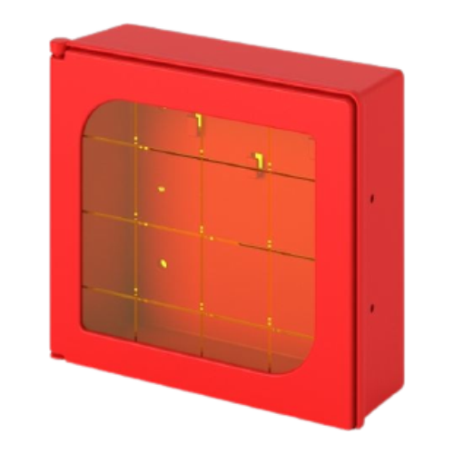 Ключница для 3 ключей Kibox 82301 с окошком из безопасного стекла